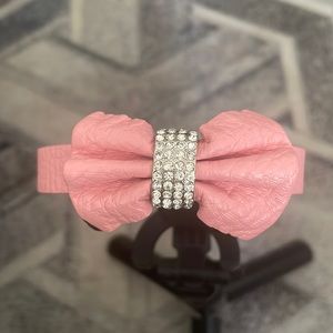 Leather Dog Collar with Bling